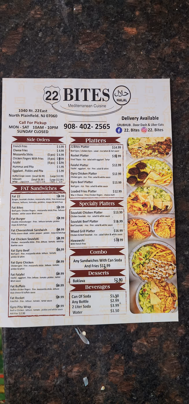 22 Bites halal Mediterranean Cuisine photo 2