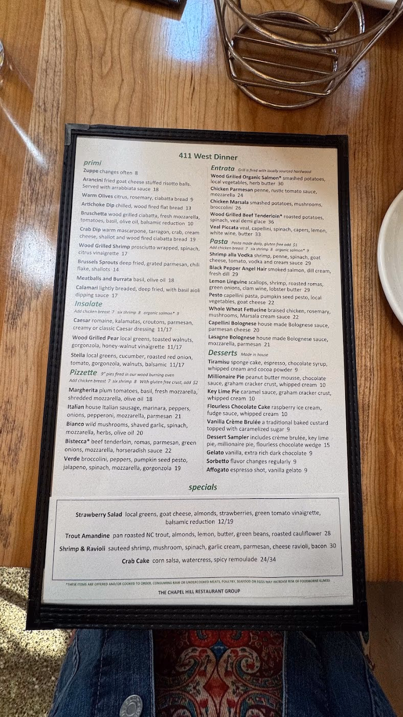 411 West Italian Cafe