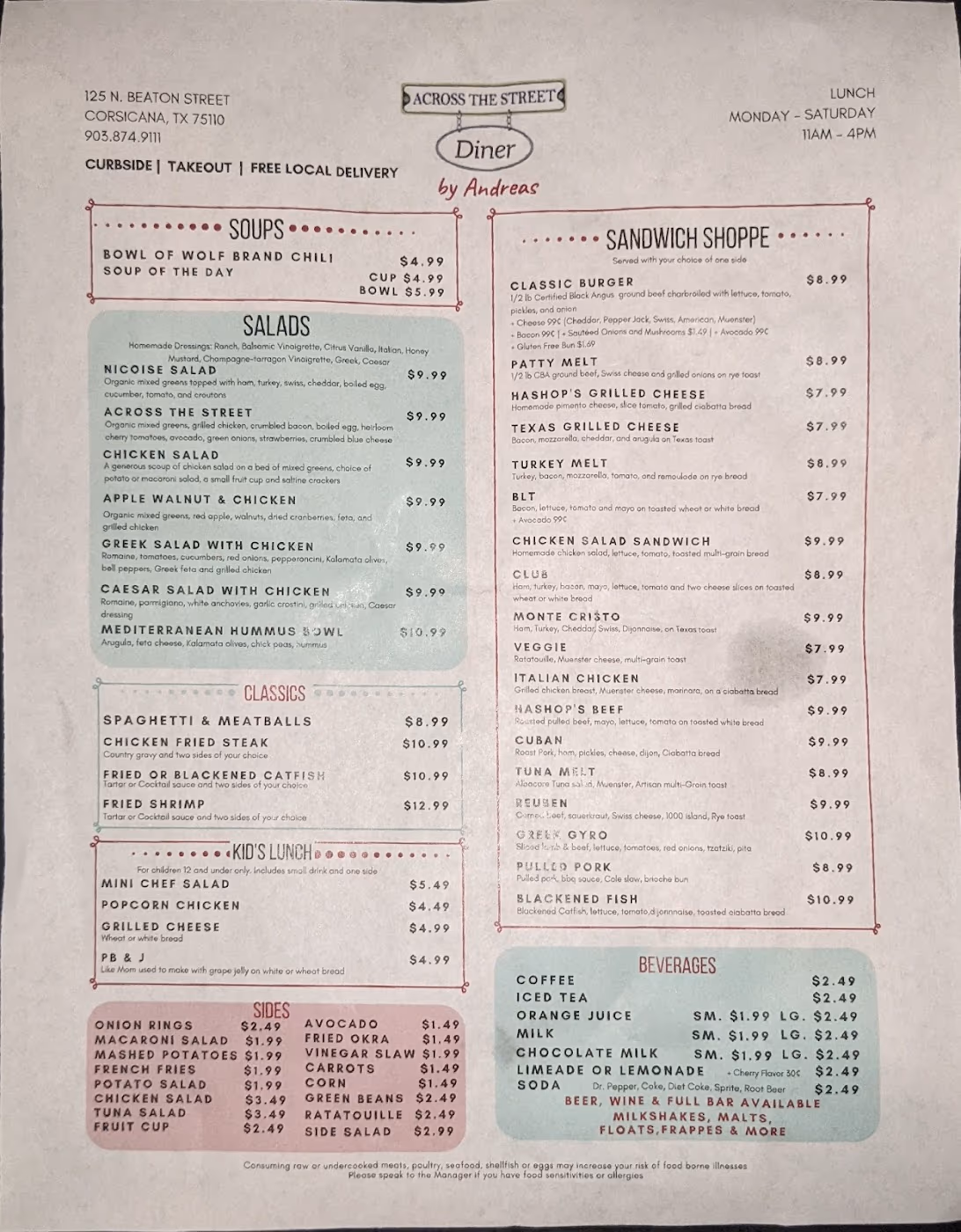 Across the Street Bistro
