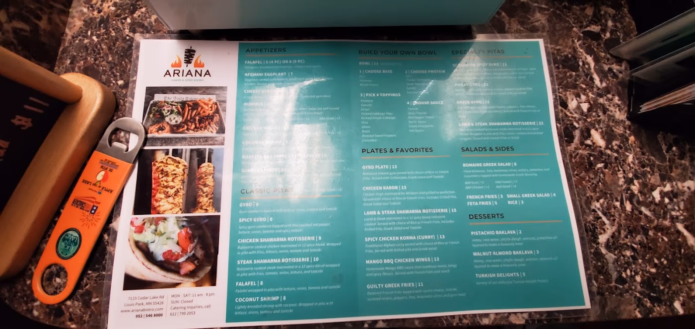 Ariana Kabob & Gyro Bistro photo 4