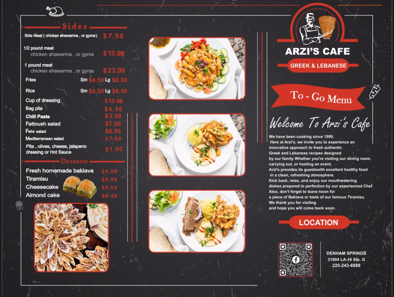 Arzi's Greek and Lebanese Cafe