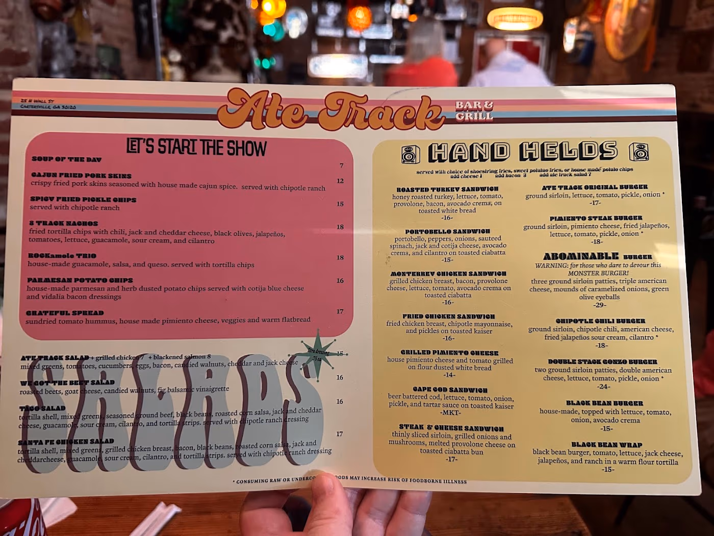 Ate Track Bar & Grill