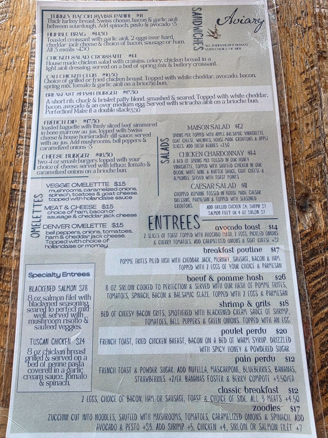 Aviary by Lavender Falls Cafe