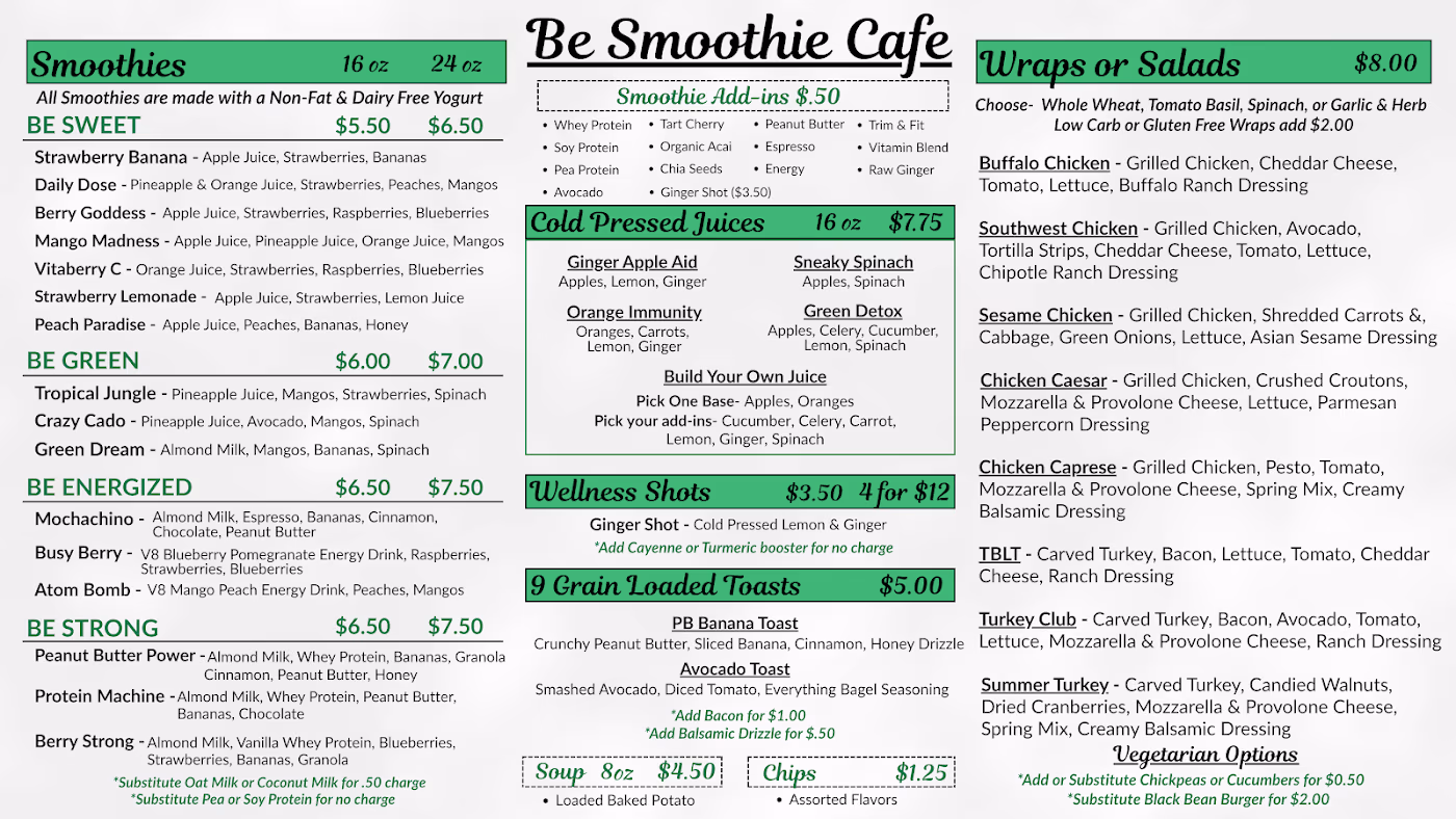 Be Smoothie Cafe