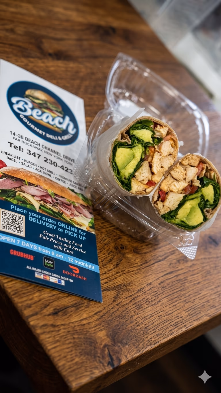 Beach gourmet deli