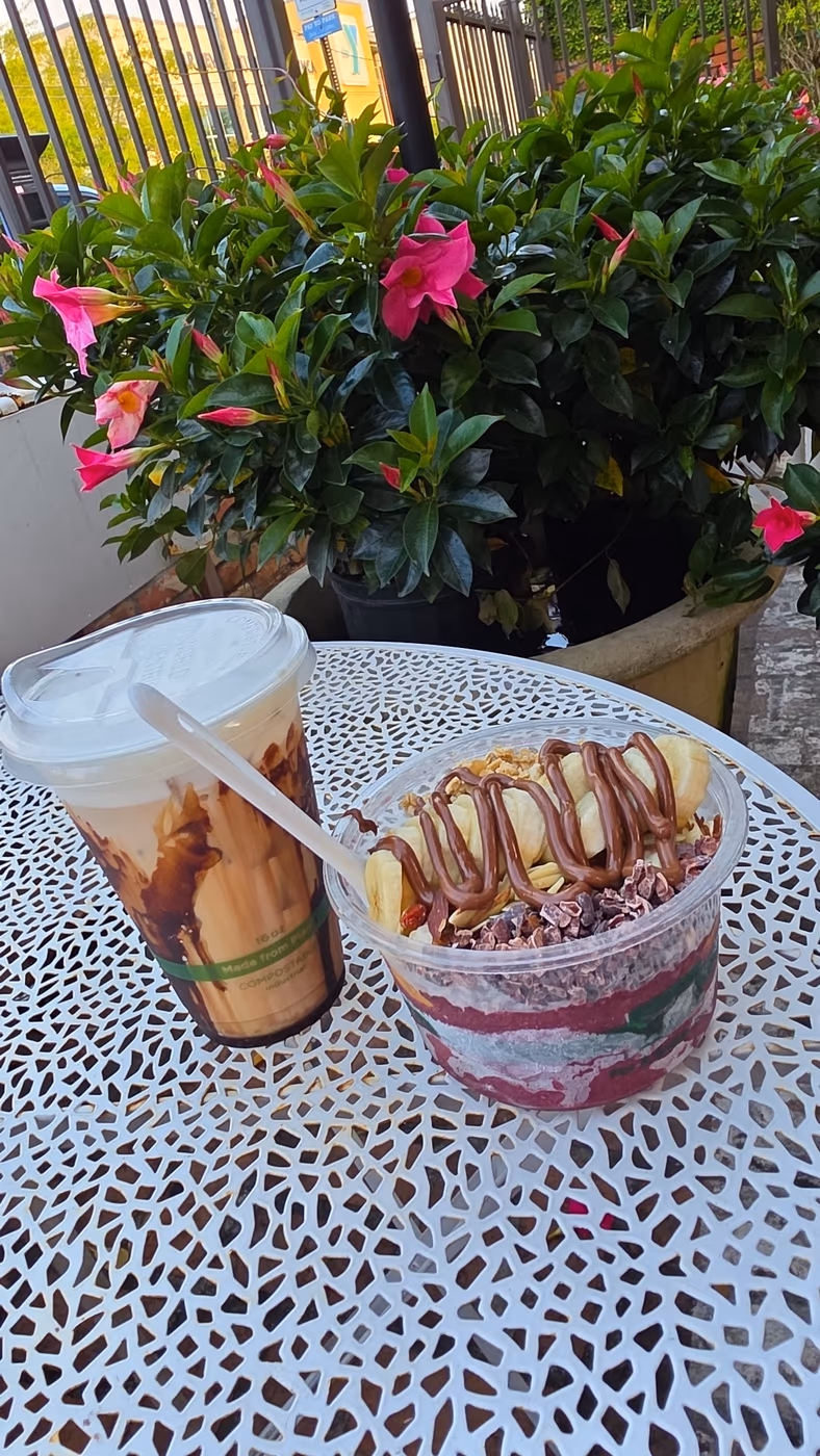 Bear Fruit Bowls and Coffee
