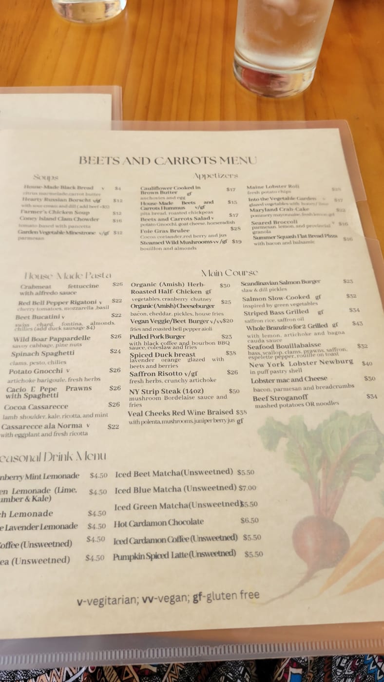 Beets and Carrots