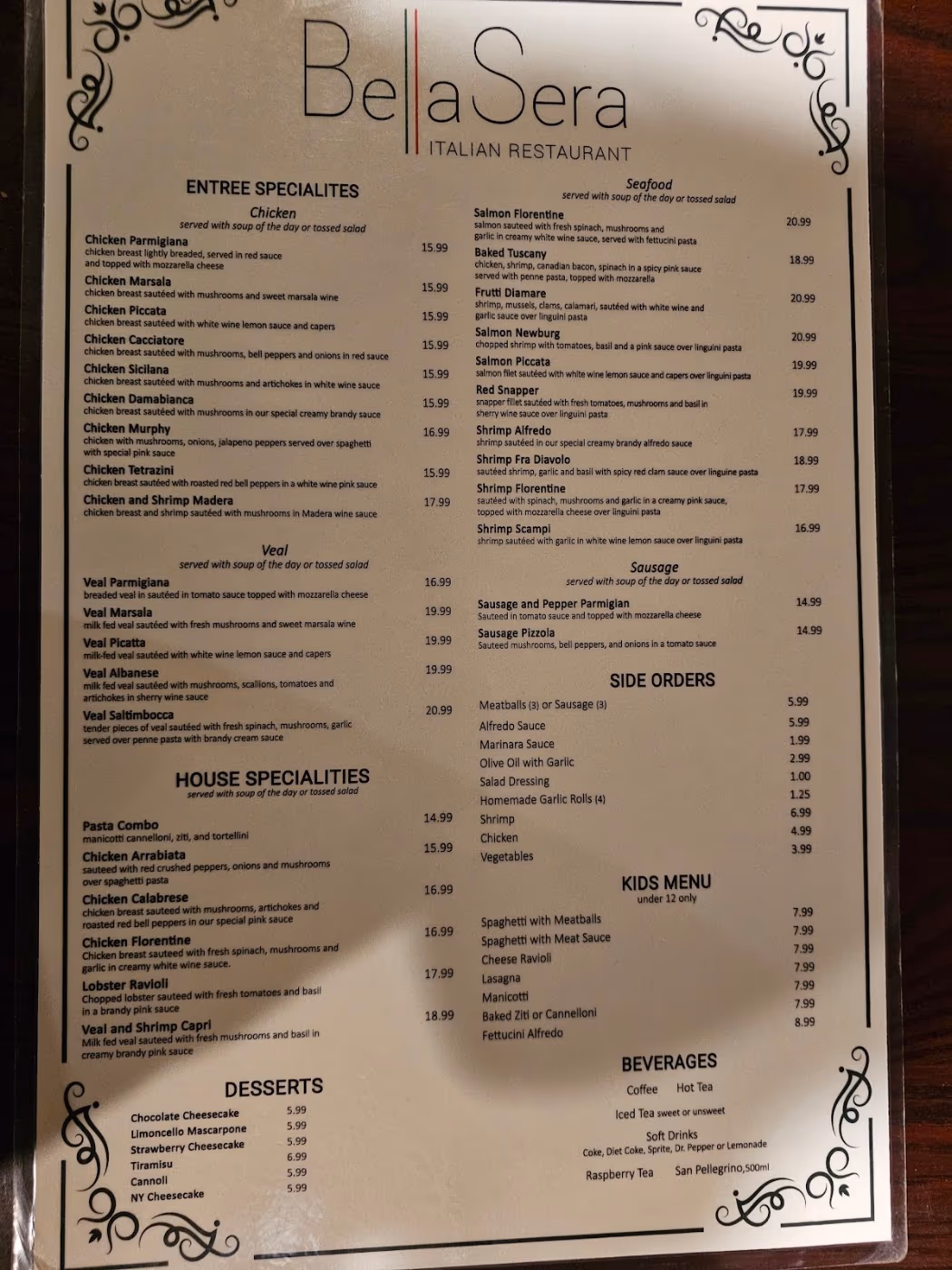 Bella Sera Italian Restaurant photo 2