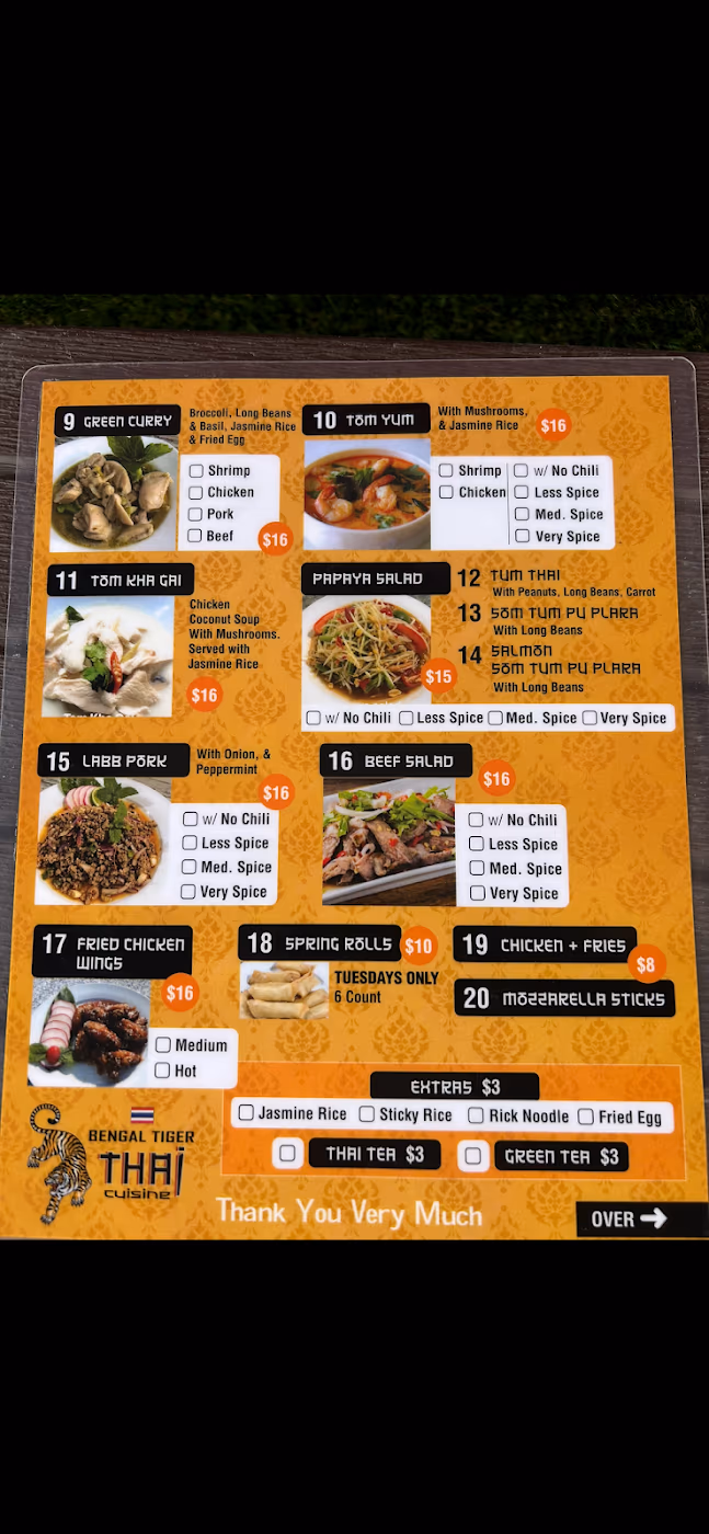 Bengal Tiger Thai Cuisine