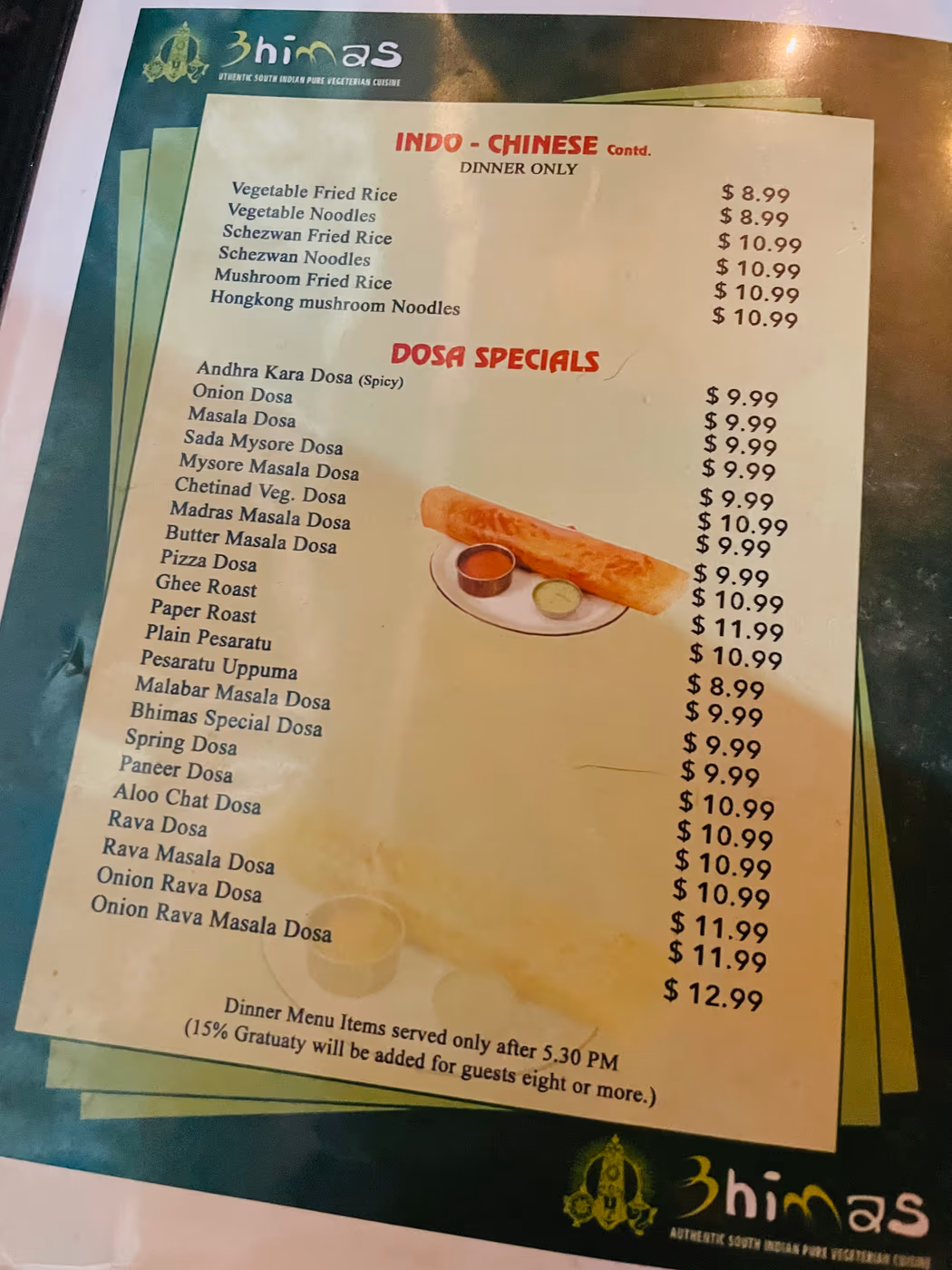 Bhimas Indian Vegetarian photo 3