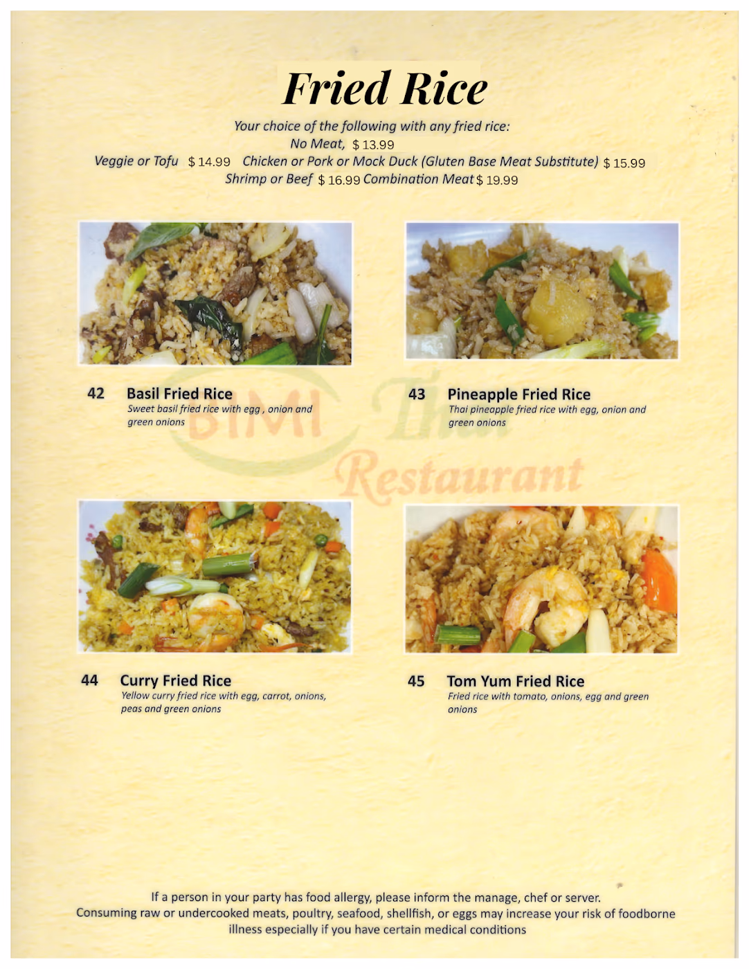 Bimi Thai Restaurant
