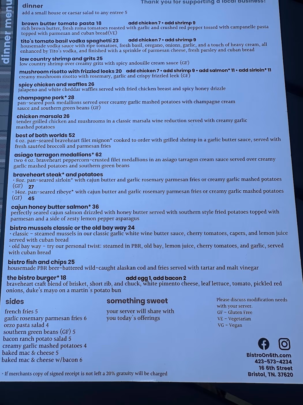 bistro on 6th