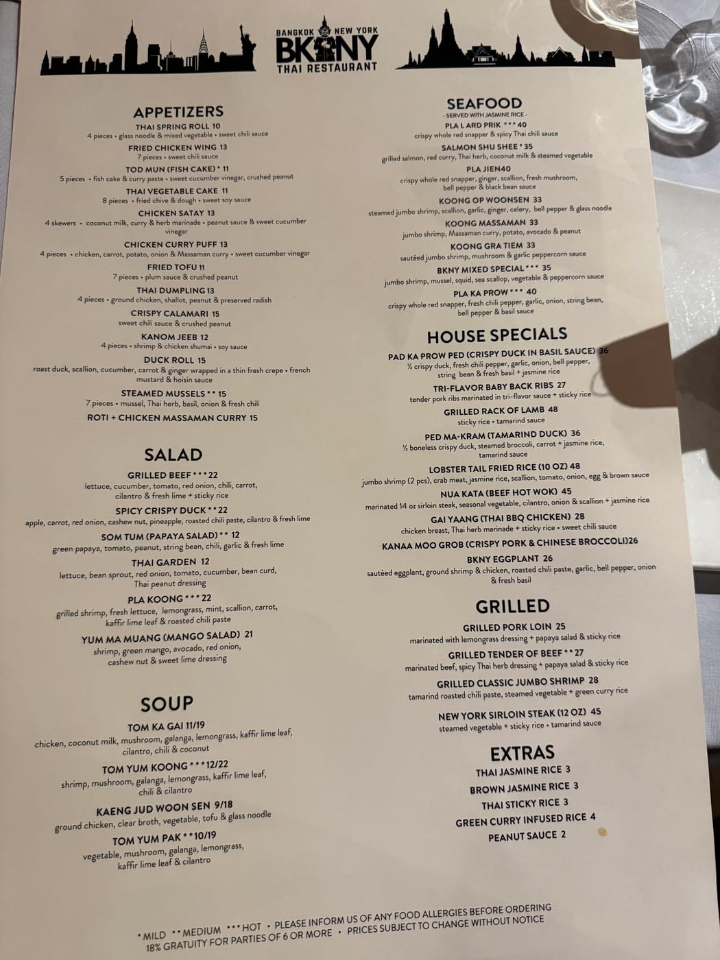 BKNY Thai Restaurant