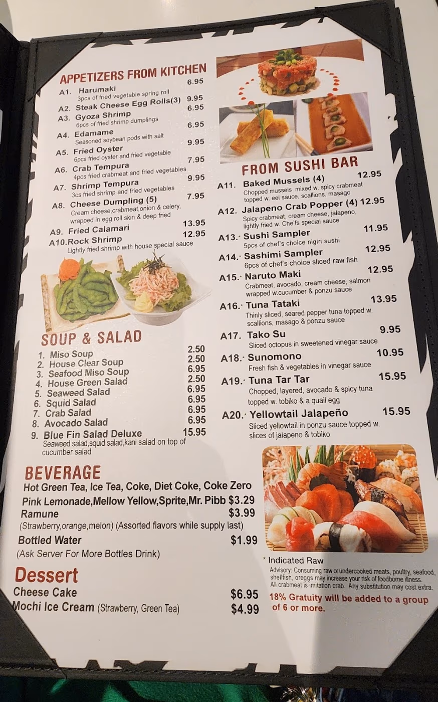 BLUE FIN JAPANESE SUSHI & STEAKHOUSE