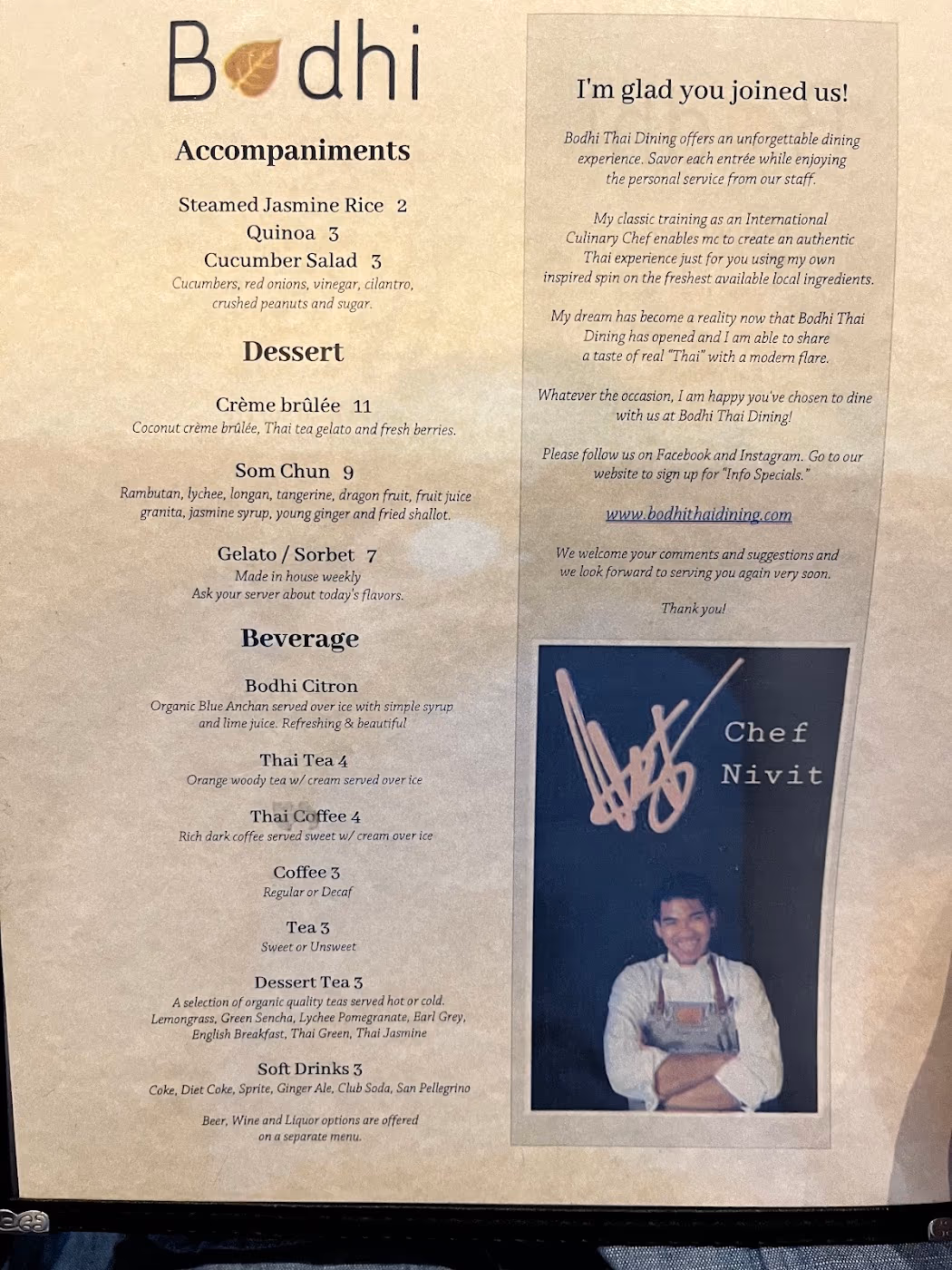 Bodhi Thai Dining