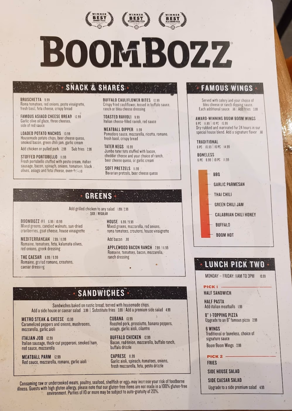Boombozz Craft Pizza & Taphouse