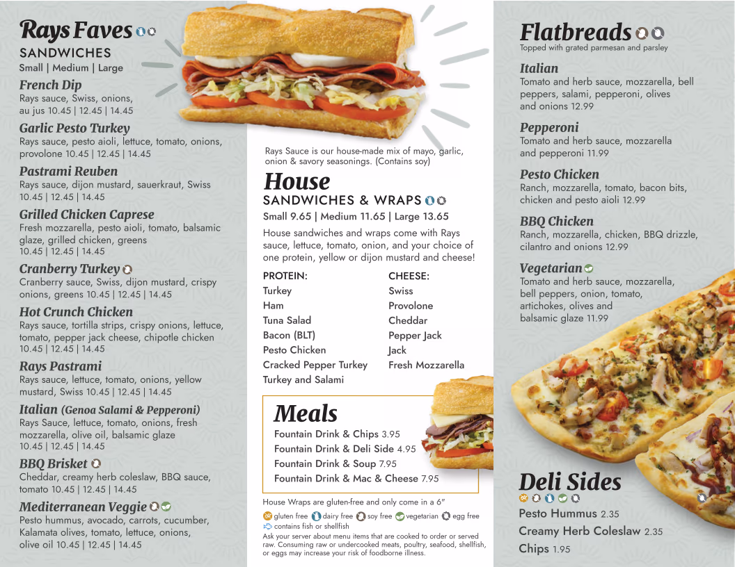 Cali Rays Sourdough Deli & Sweet Charlies