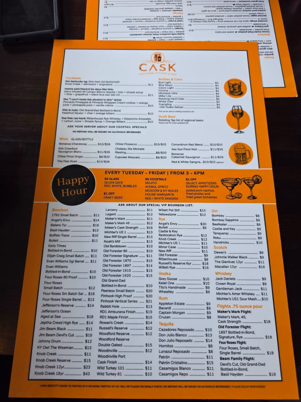 CASK Southern Kitchen & Bar