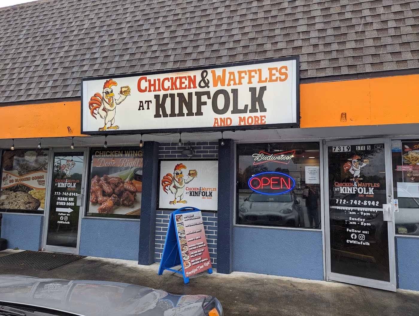Chicken & Waffles at Kinfolk and More
