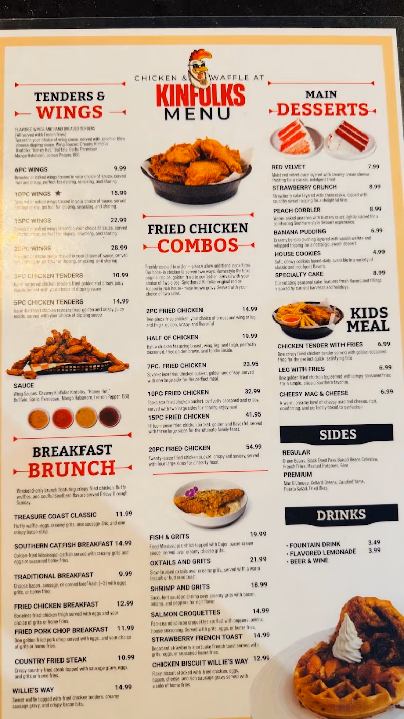 Chicken & Waffles at Kinfolk and More photo 2
