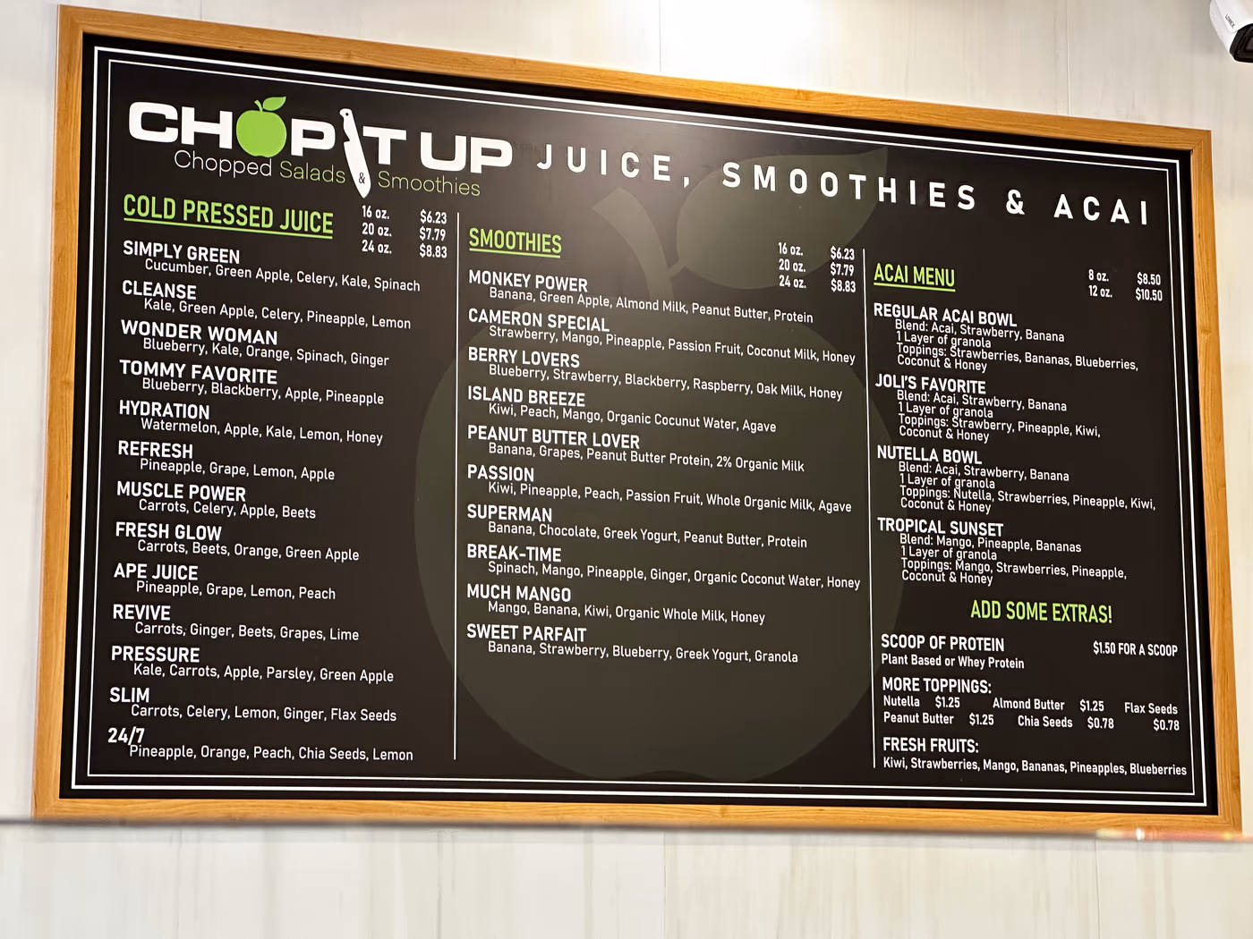 Chop It Up Salads and Smoothies | Fresh & Healthy