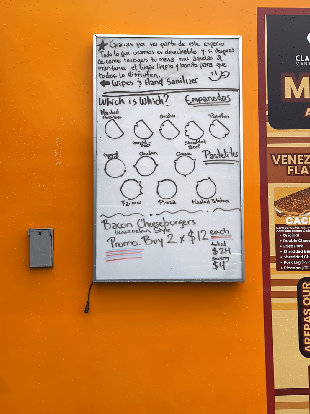Clandestino's Venezuelan Food