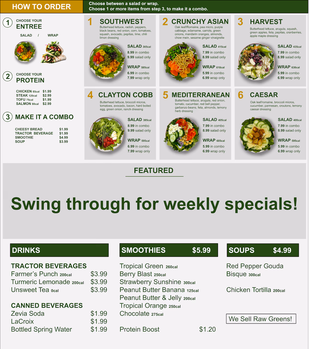 Clayton Farms Salads