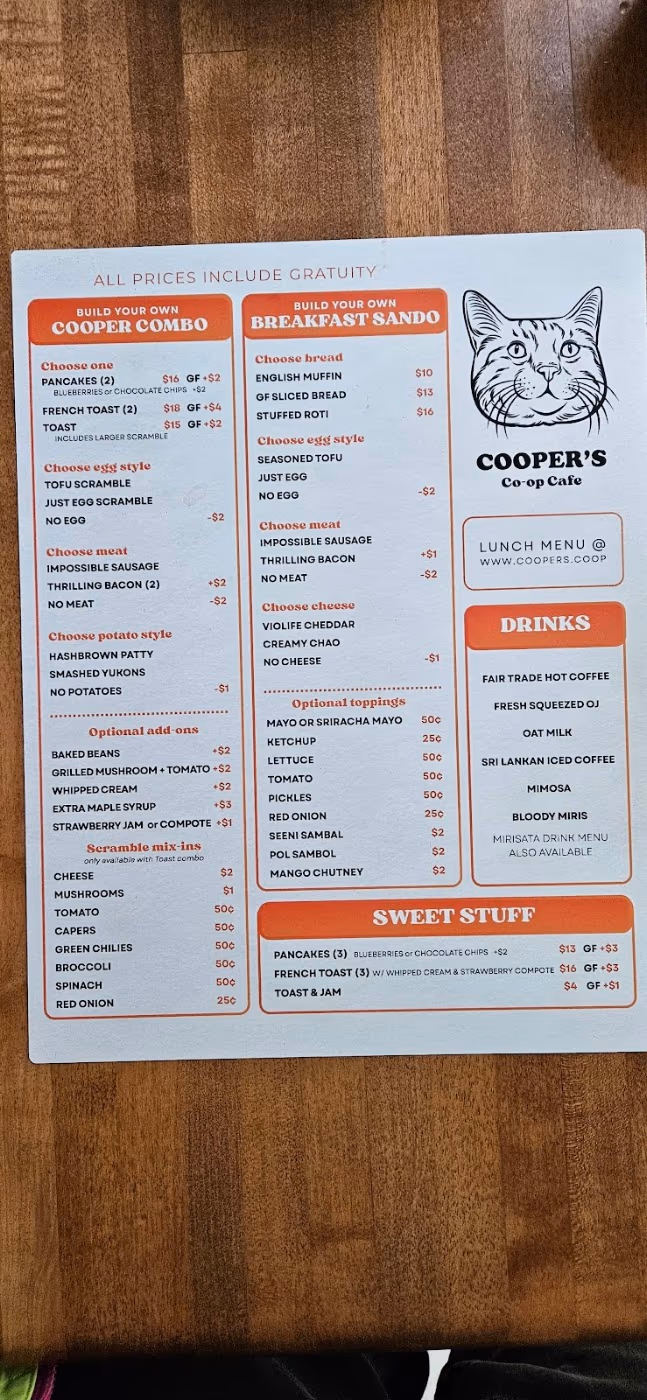 Cooper's Co-op Cafe