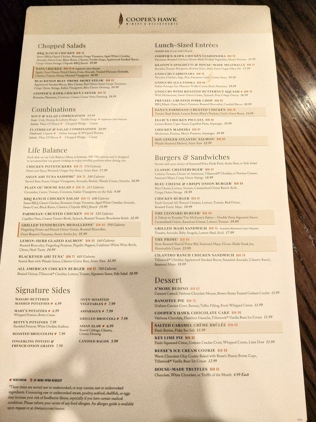 Cooper’s Hawk Winery & Restaurant