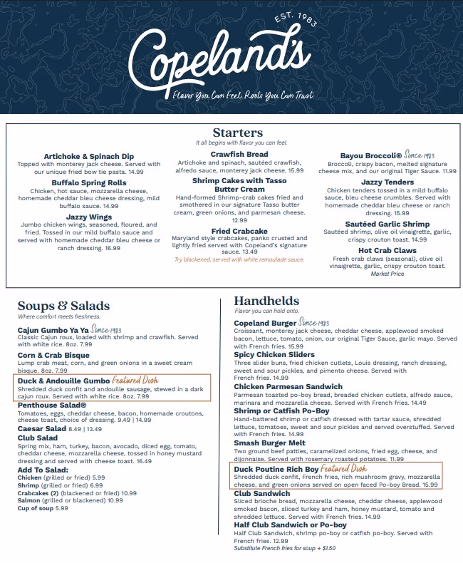 Copeland's Of New Orleans | Cajun photo 3