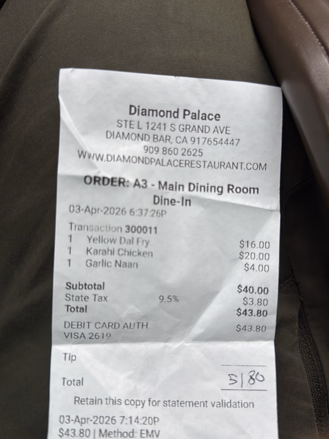 Diamond Palace Cuisine of India photo 3