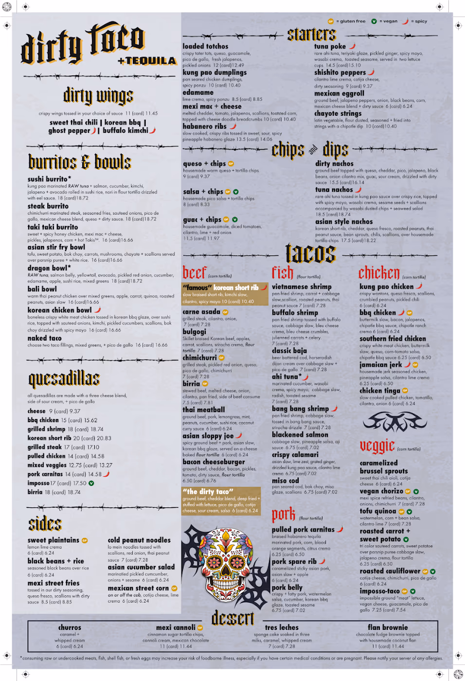Dirty Taco + Tequila RVC
