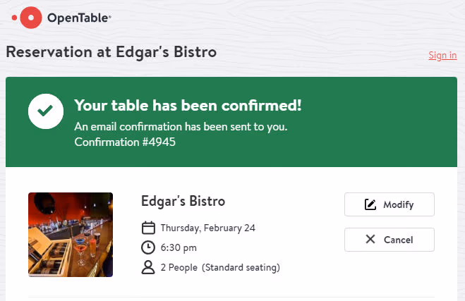 Edgar's Bistro photo 3