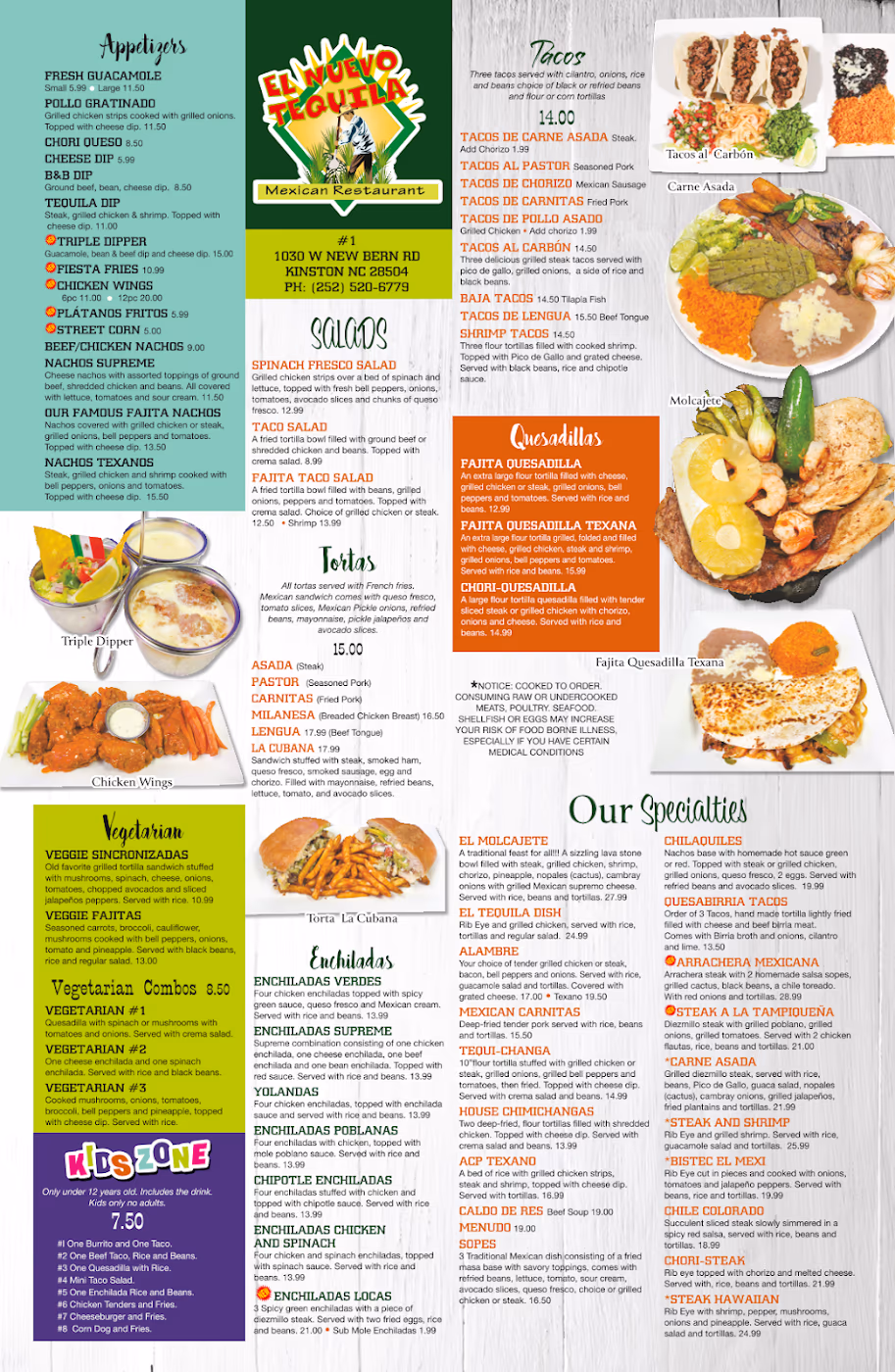 El Nuevo Tequila Mexican Restaurant kinston NC