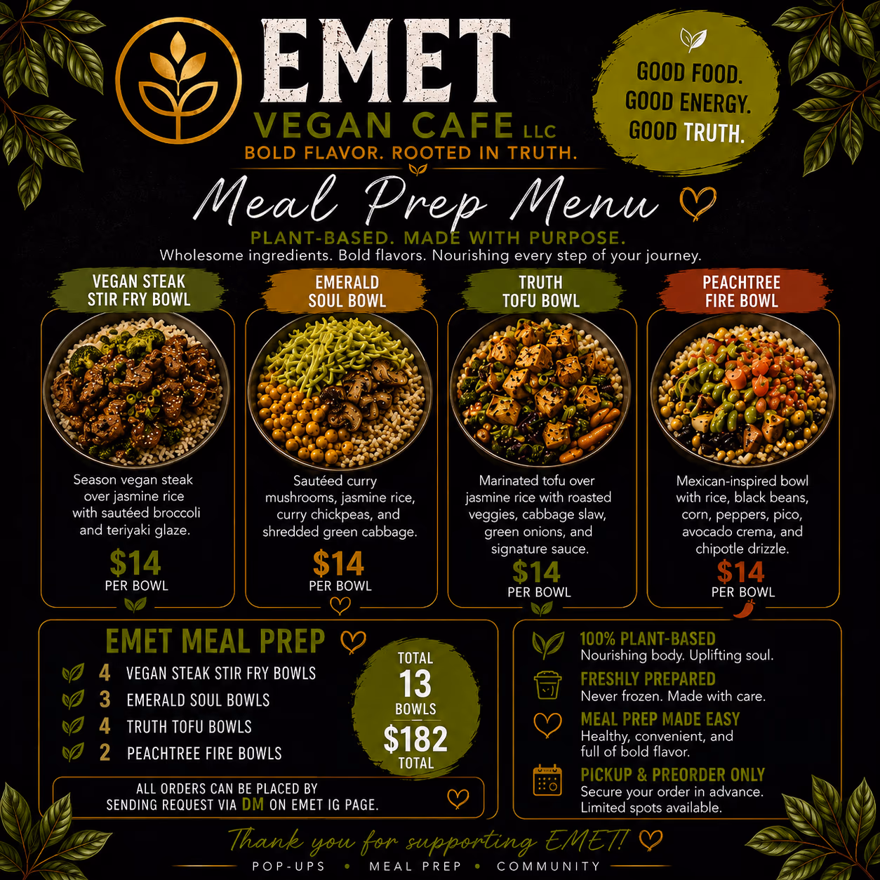 Emet Vegan Cafe LLC