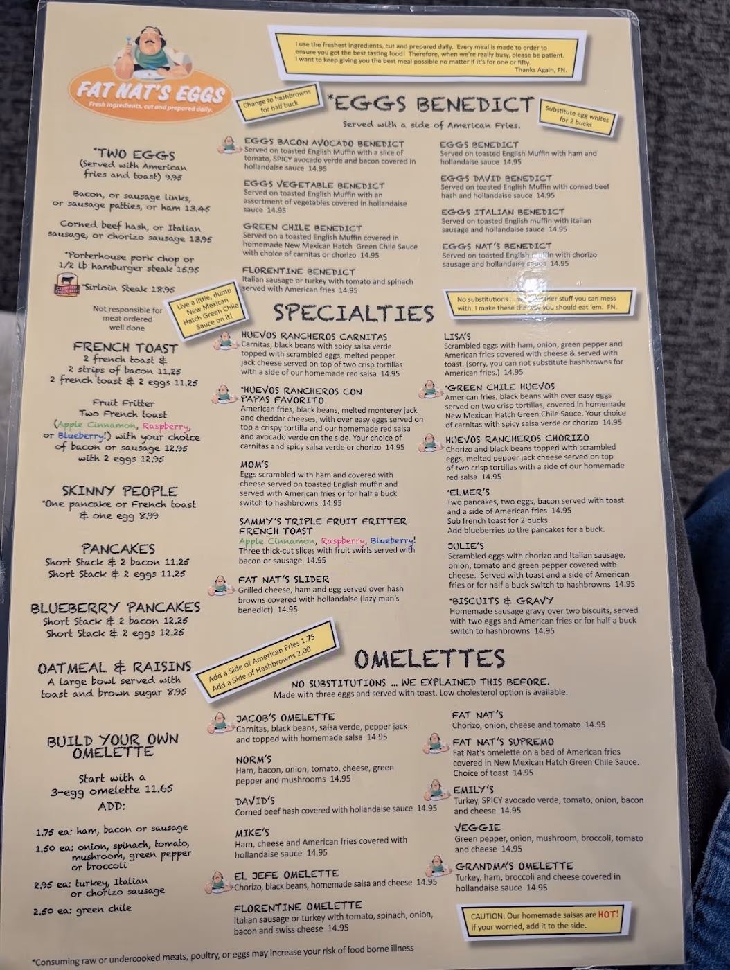 Fat Nat's Eggs NEW HOPE