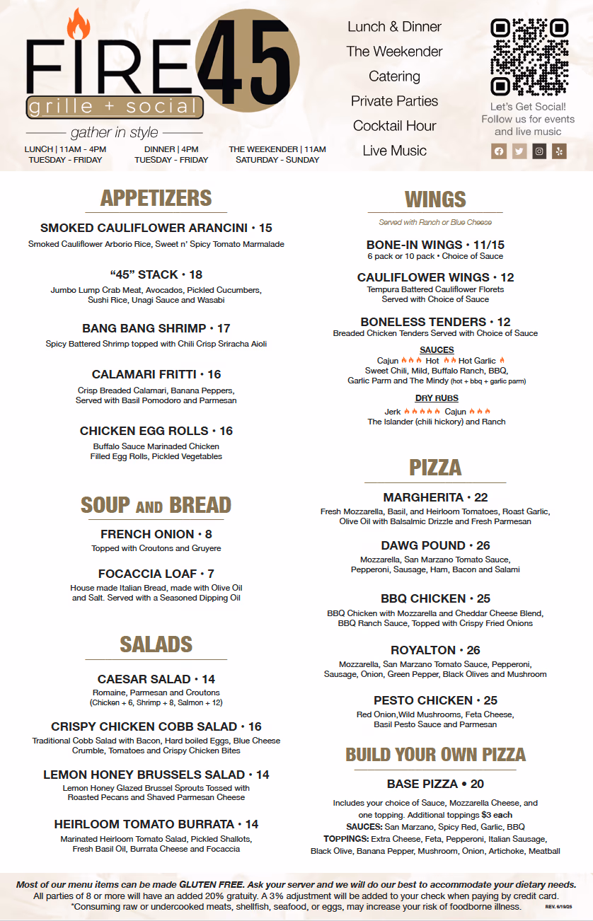 Fire 45 Grille & Social photo 2