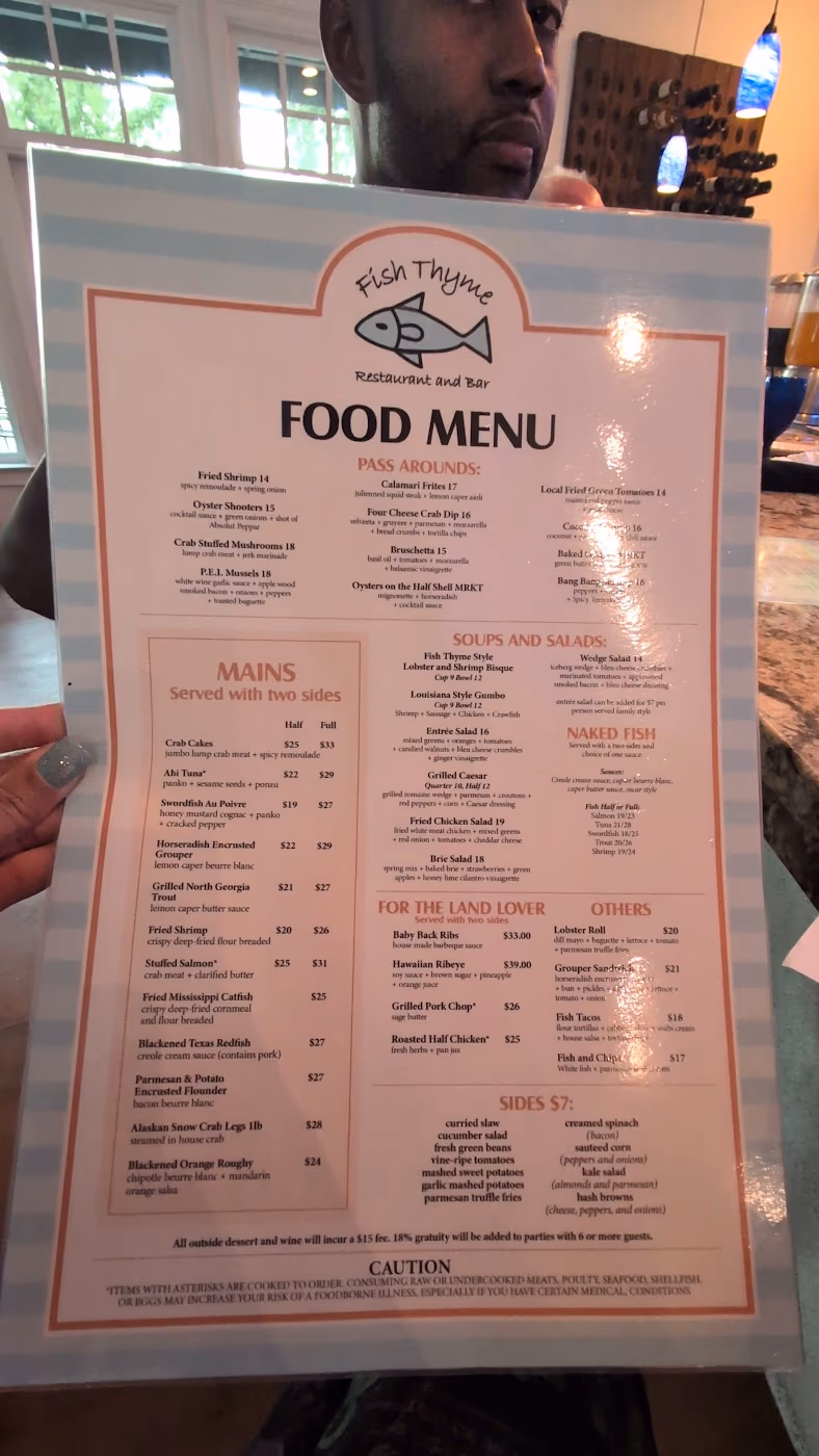 Fish Thyme Restaurant & Bar photo 4