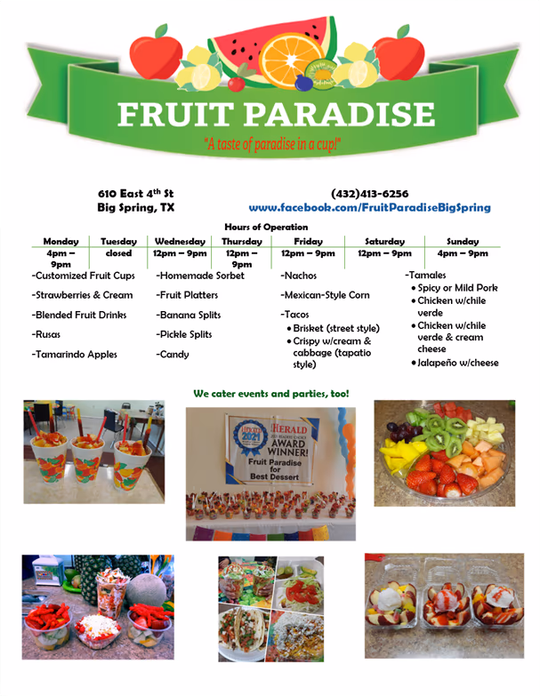 Fruit Paradise Big Spring