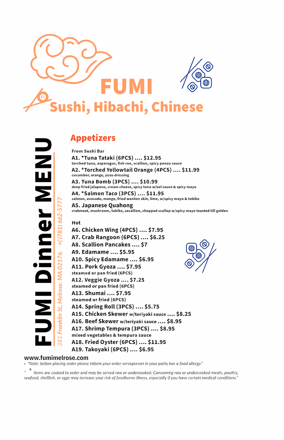 FUMI Hibachi. Sushi. Chinese (Takeout) photo 2
