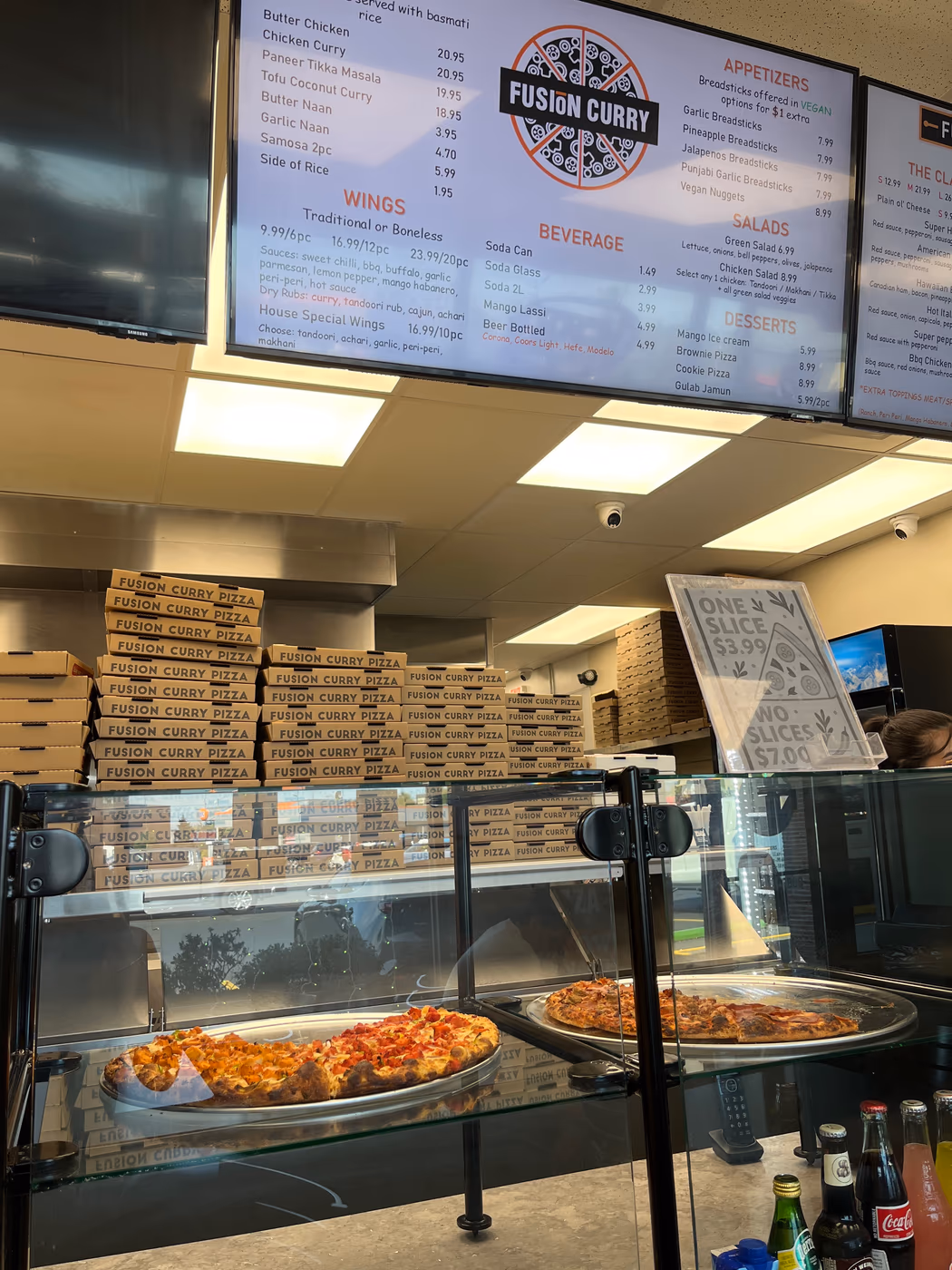 Fusion Curry Pizza