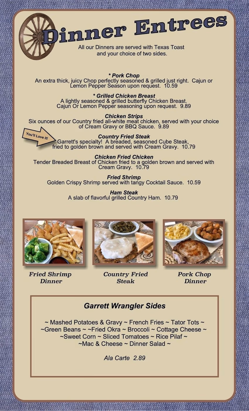 Garrett Wrangler Restaurant