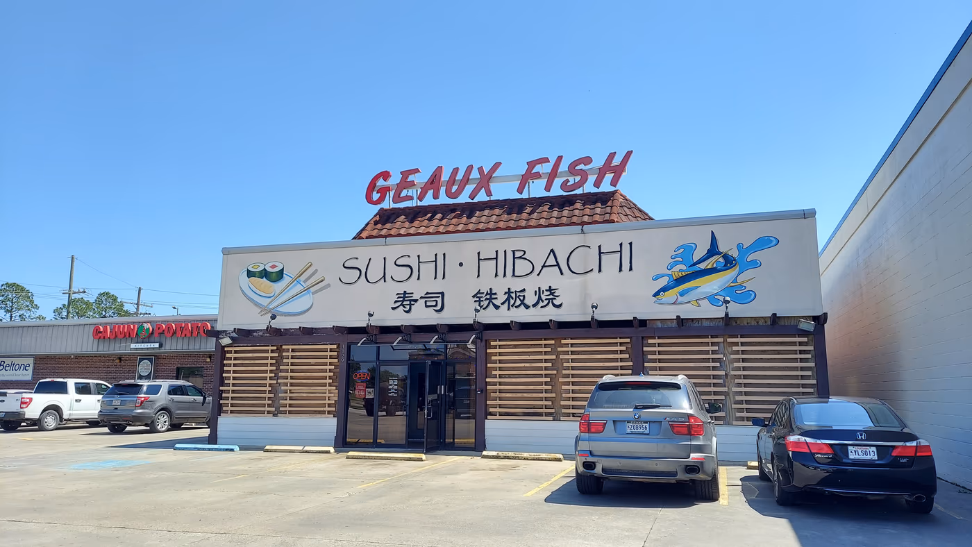 Geaux Fish Restaurant | Japanese, Sushi & Hibachi