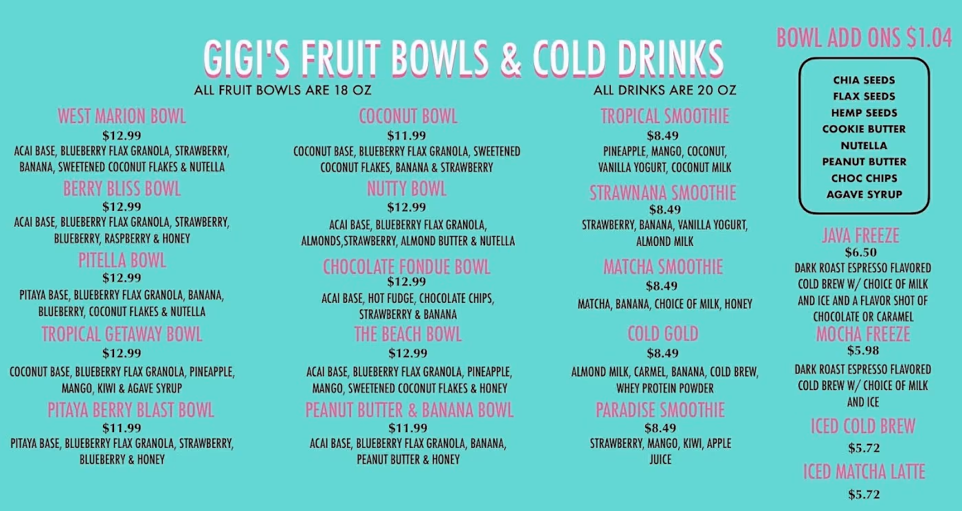 Gigi’s Acai Bowls