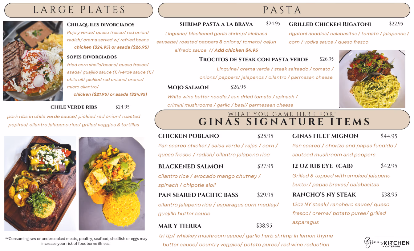 Gina's Kitchen + Catering // Gina's Catering & Events