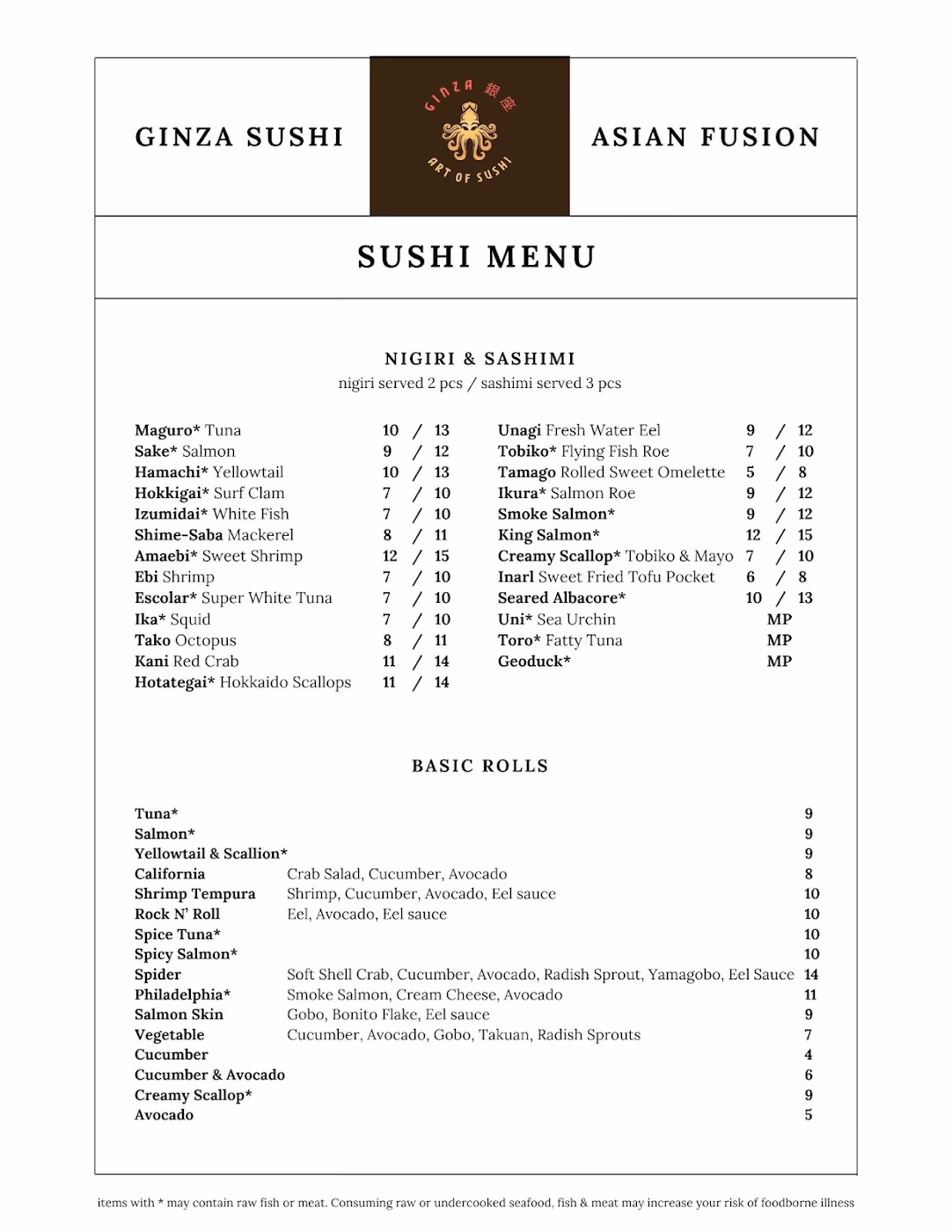 Ginza Sushi & Asian Fusion photo 4