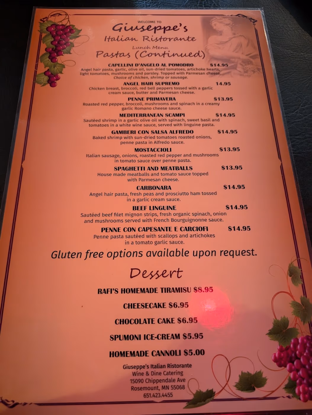 Giuseppe's Italian Ristorante
