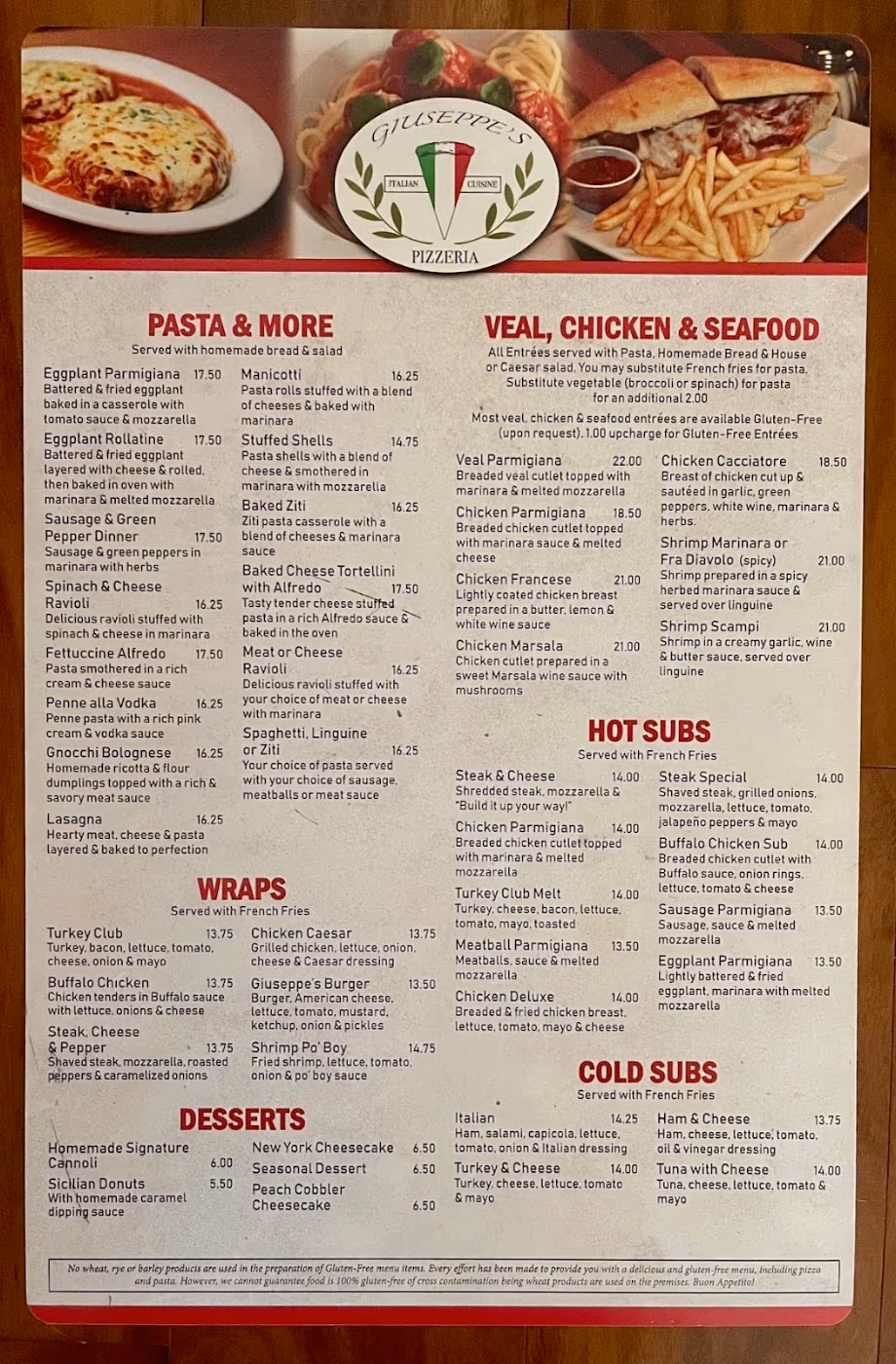 Giuseppe's Pizzeria & Italian Cuisine