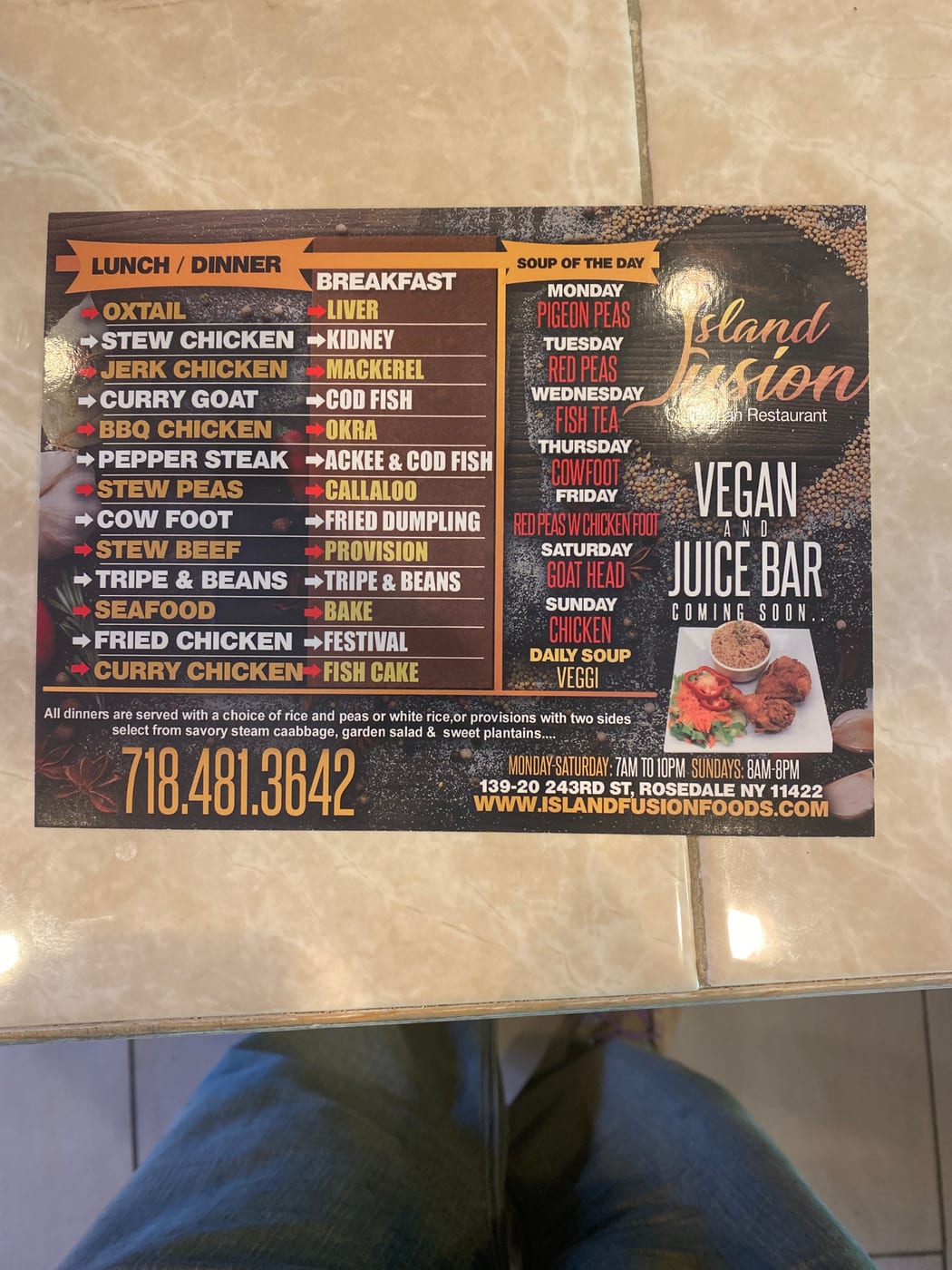 Good food, very quiet location
