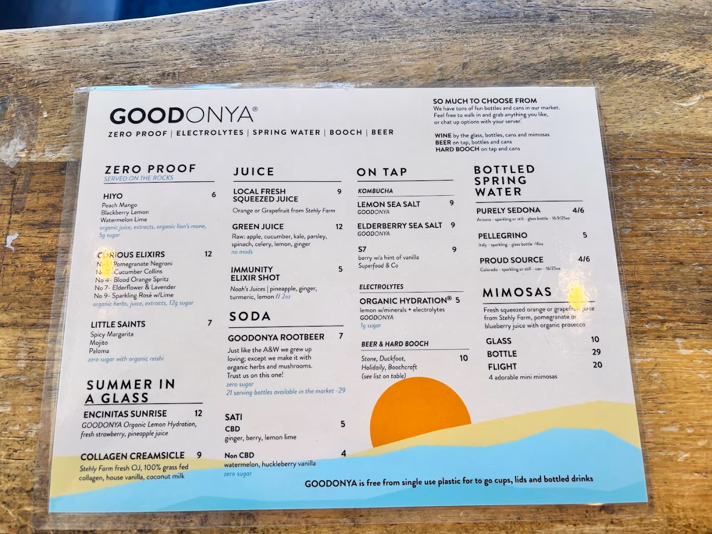 GOODONYA Organic Eatery